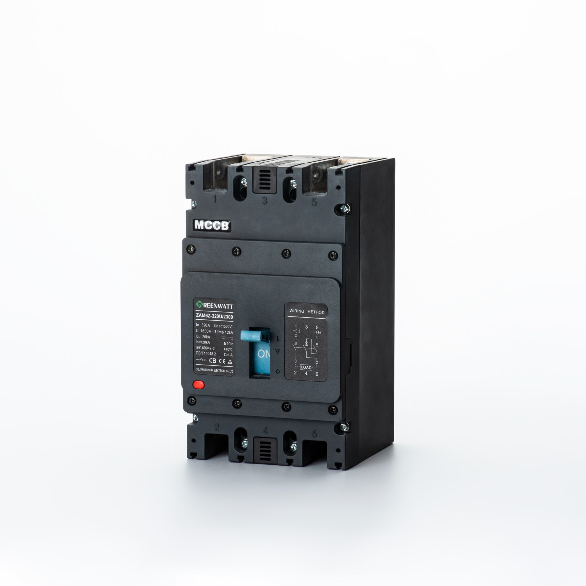 TSM2シリーズMCCB | 1600a | 400V AC |過電流/短絡/UV保護| IEC60947-2